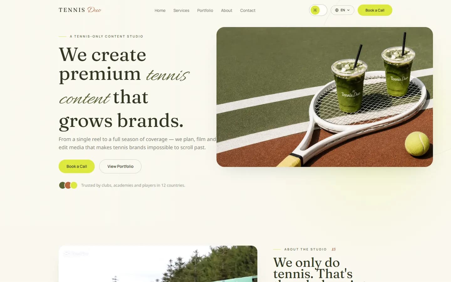 Tennis Duo • სპორტი, საიტის მთავარი გვერდი